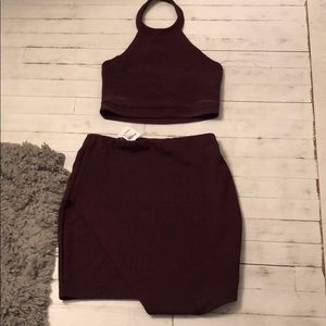 Two piece formal dress